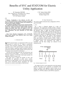 Benefits of SVC and STATCOM, Sept 2003, w Taylor