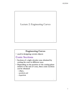 Lecture 2 Engineering curves