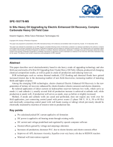 In Situ Heavy Oil Upgrading using Electrical Enhanced Recovery_SPE-193778-MS