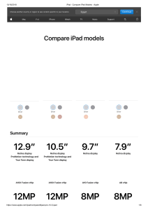 iPad - Compare iPad Models - Apple