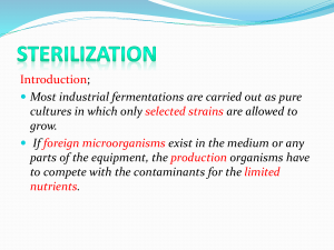 Sterilization powerpoint