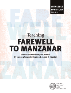 Teaching Farewell Manzanar