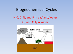 2.2b Biogeochemical Cycles