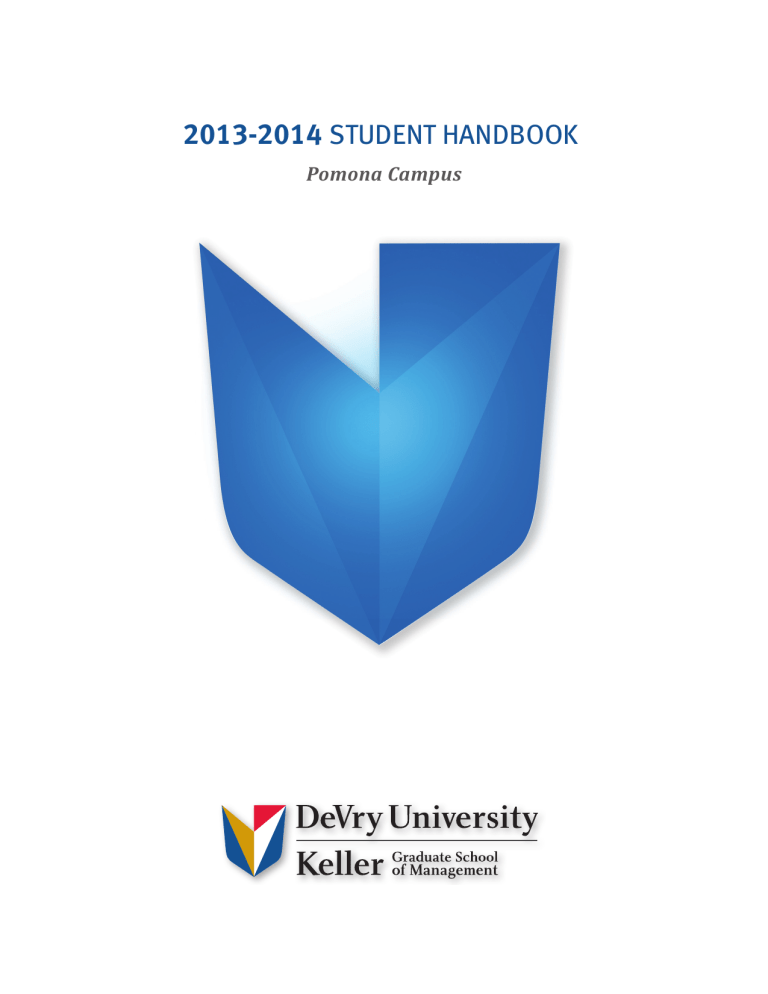 20132014 devry pomona student handbook