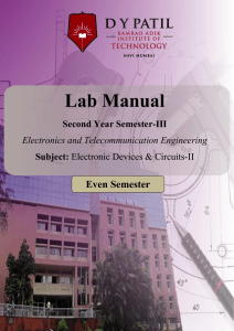 Electronic Devices & Circuits Lab Manual