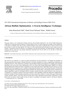 African Buffalo Optimization A Swarm-Int