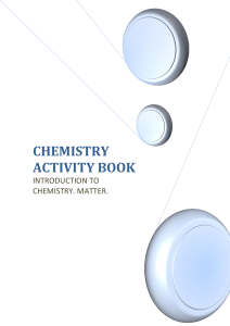 CHEMISTRY ACTIVITY BOOK