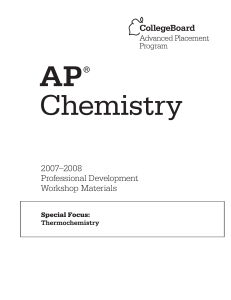 Thermochemistry AP Guide