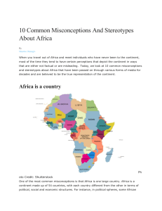 10 Common Misconceptions And Stereotypes About Africa