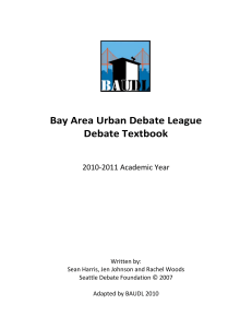 baudl debate textbook 2010