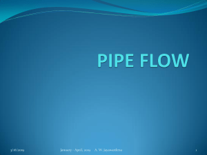 PIPE FLOW
