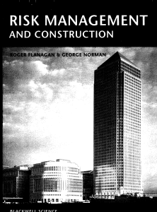 Roger Flanagan, George Norman - Risk Management And Construction-Blackwell Scientific (1993)