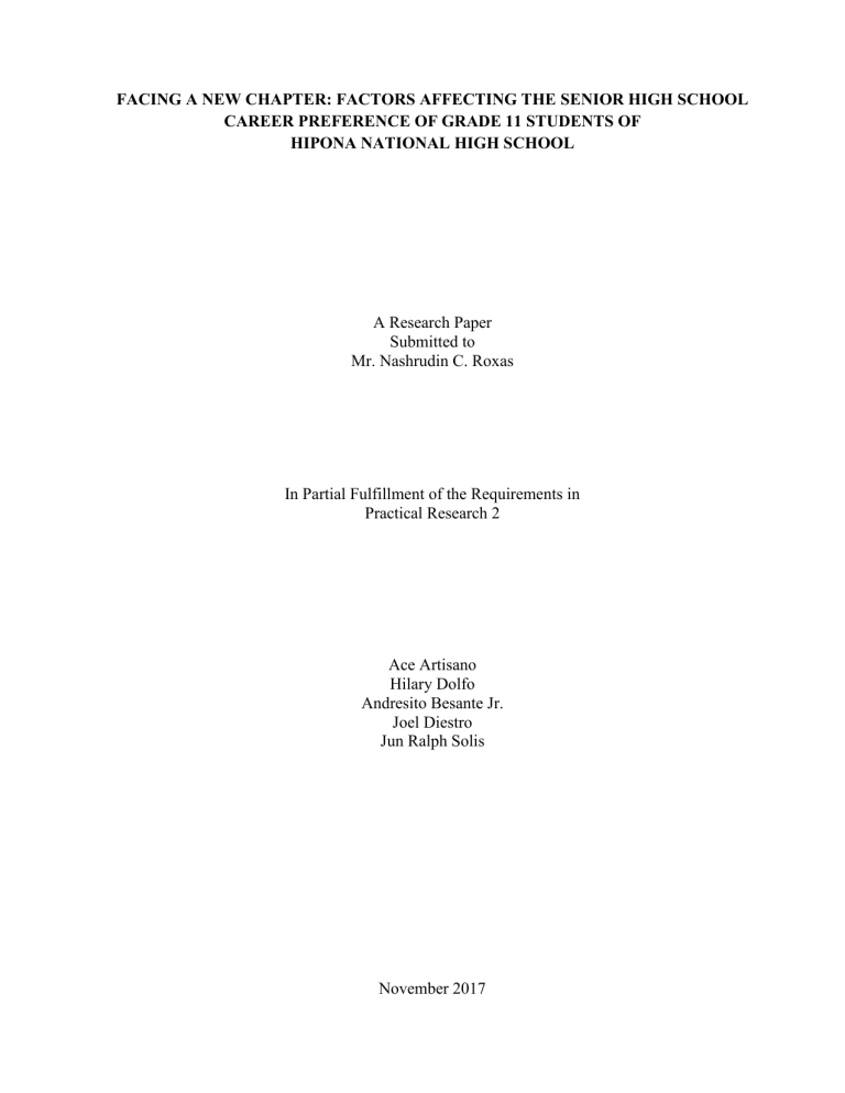 research title about school issues qualitative