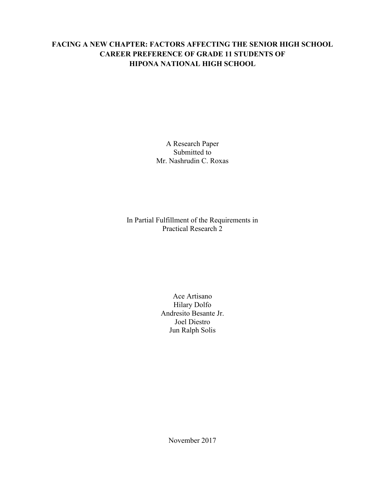 senior high school research paper pdf philippines