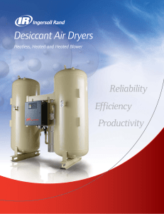 Heatless Desiccant Dryers Bochure HL800