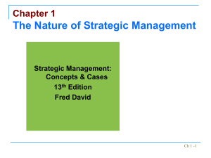 Strategic Management ICMAP Ch1