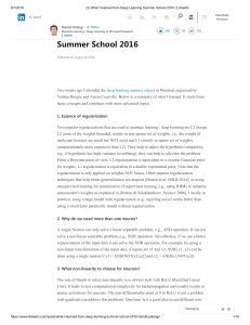 (2) What I learned from Deep Learning Summer School 2016   LinkedIn