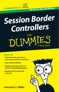 Session Border Controllers for Dummies