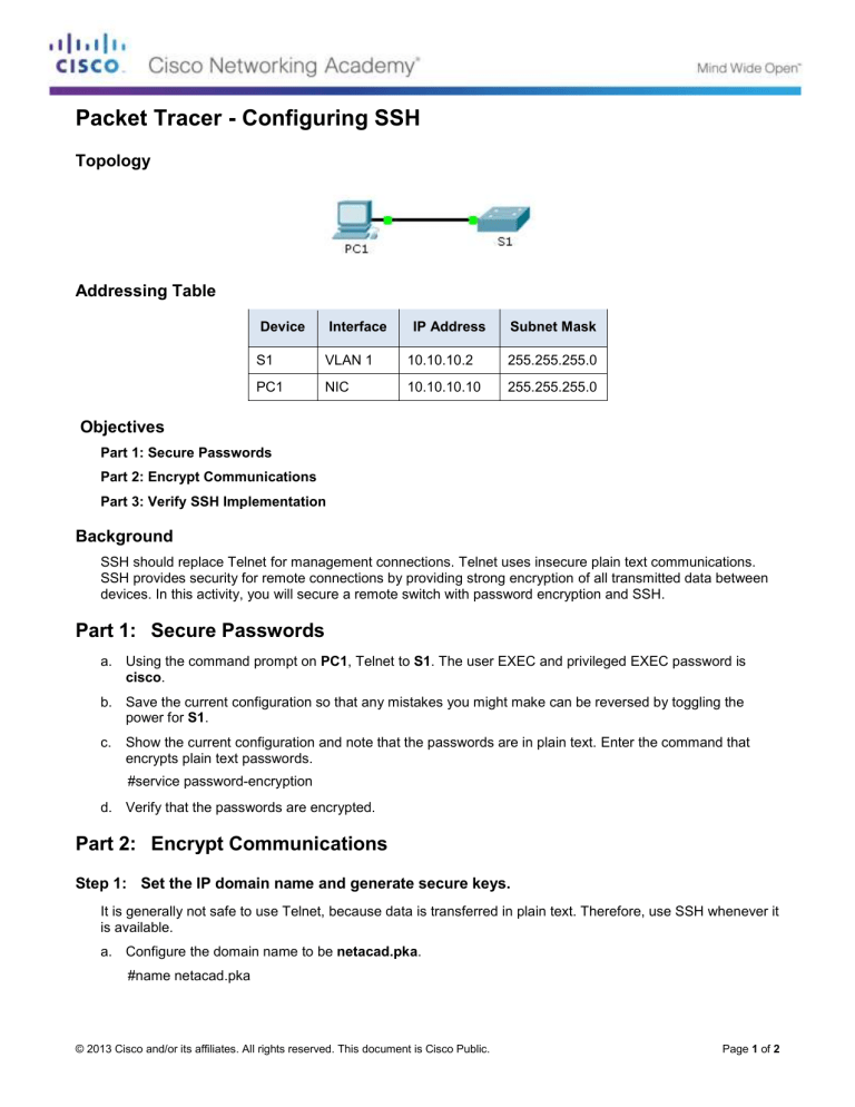 2.2.1.4 packet tracer activity