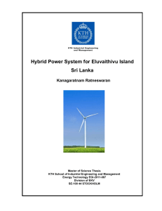 Eluvaithivu Island Sri Lanka off grid hybrid project