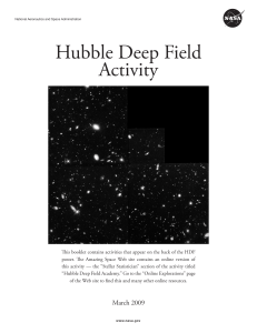 Hubble Deep Field Activity