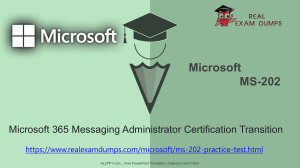 Latest MS-202 Real Exam Questions –Microsoft MS-202 Dumps |Realexamdumps.com