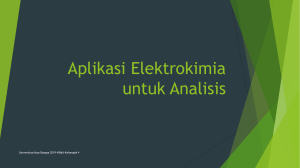 Aplikasi Elektrokimia untuk Analisis Kelompok 4