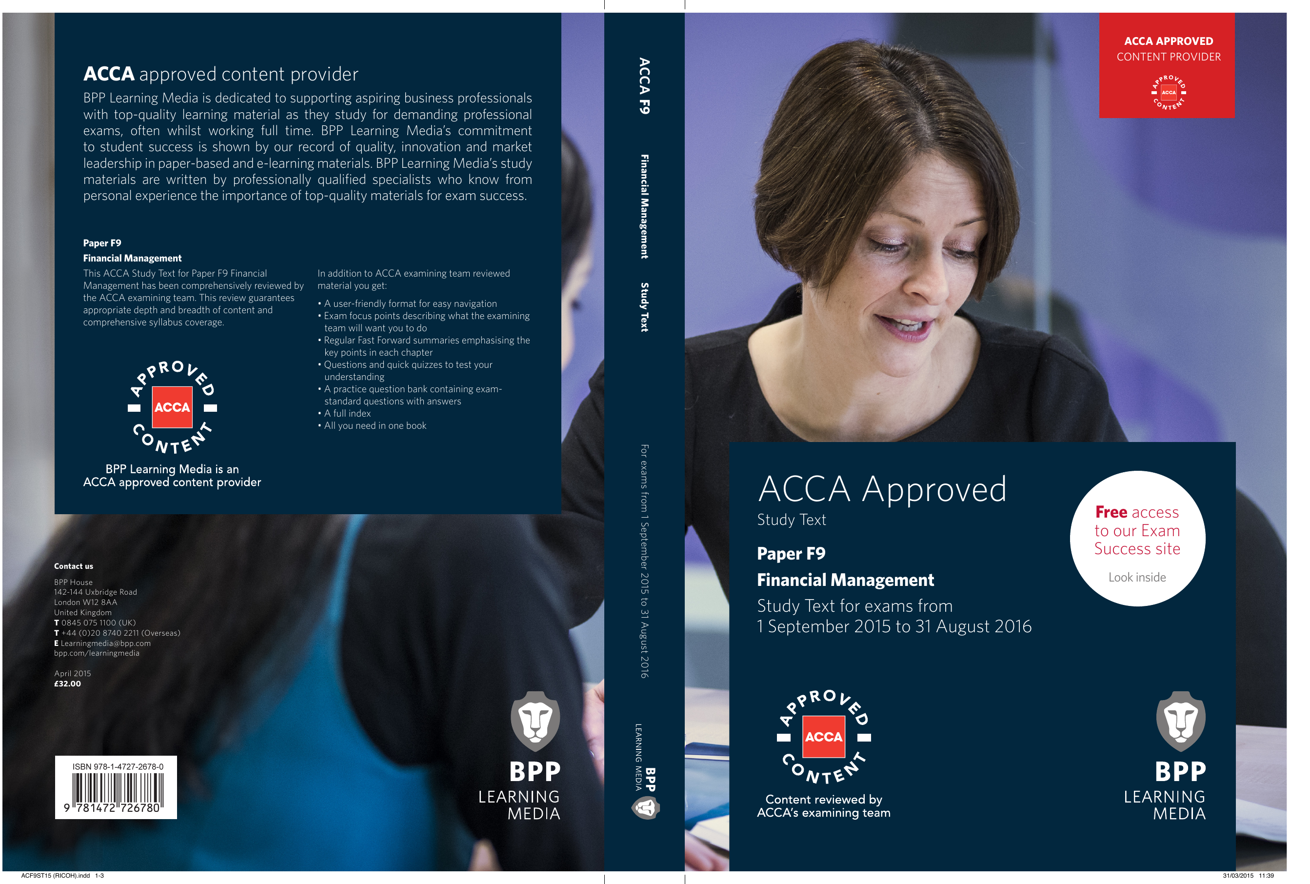 Studying текст. BPP ACCA. ACCA f1 BPP. ACCA Advanced Financial Management. BPP ACCA books.