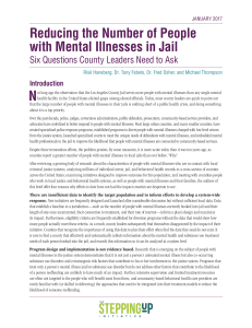 Reducing-the-Number-of-People-with-Mental-Illnesses-in-Jail Six-Questions