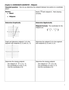 Transformations, midpoint, distance - Guided notes