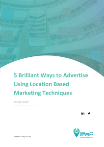 5 Brilliant Ways to Advertise Using Location Based Marketing Techniques