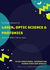 The World Conference On Laser, Optic Science & Photonics  (LSP  2020) - Brochure