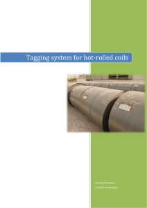 Technical solution for hot coil marking