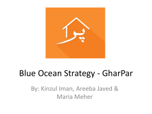 Blue Ocean Strategy - GharPar