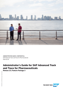 Admin Guide SAP Advanced Track Trace