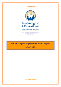PECS-Example-Child-ADHD-Report