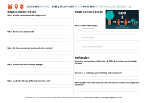 All Units - God's Big Picture - Printable Bible Study Questions