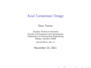 Axial Compressor Design