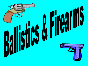 Ballistics & Firearms: A Forensic Science Overview