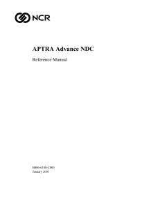 Advance NDC Reference Manual