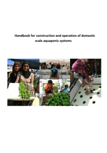 Handbook for small-scale aquaponics