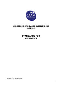 Aerodrome Standards Guideline  904