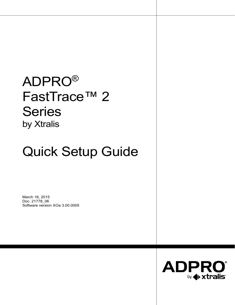 adpro fasttrace 2 software download