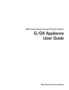 ProventiaIPS G GX User Guide