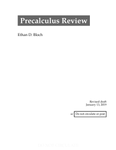 precalculus review gray