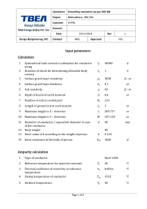 Earthing Calculation