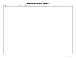 DL Distress Response Record