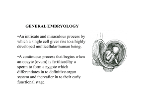 General embryology-1-up to gametogenesis