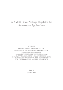 NMOS Linear Voltage Regulator for Automotive Applications