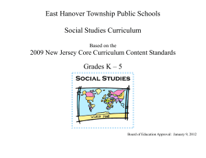 Social Studies Curriculum K-5